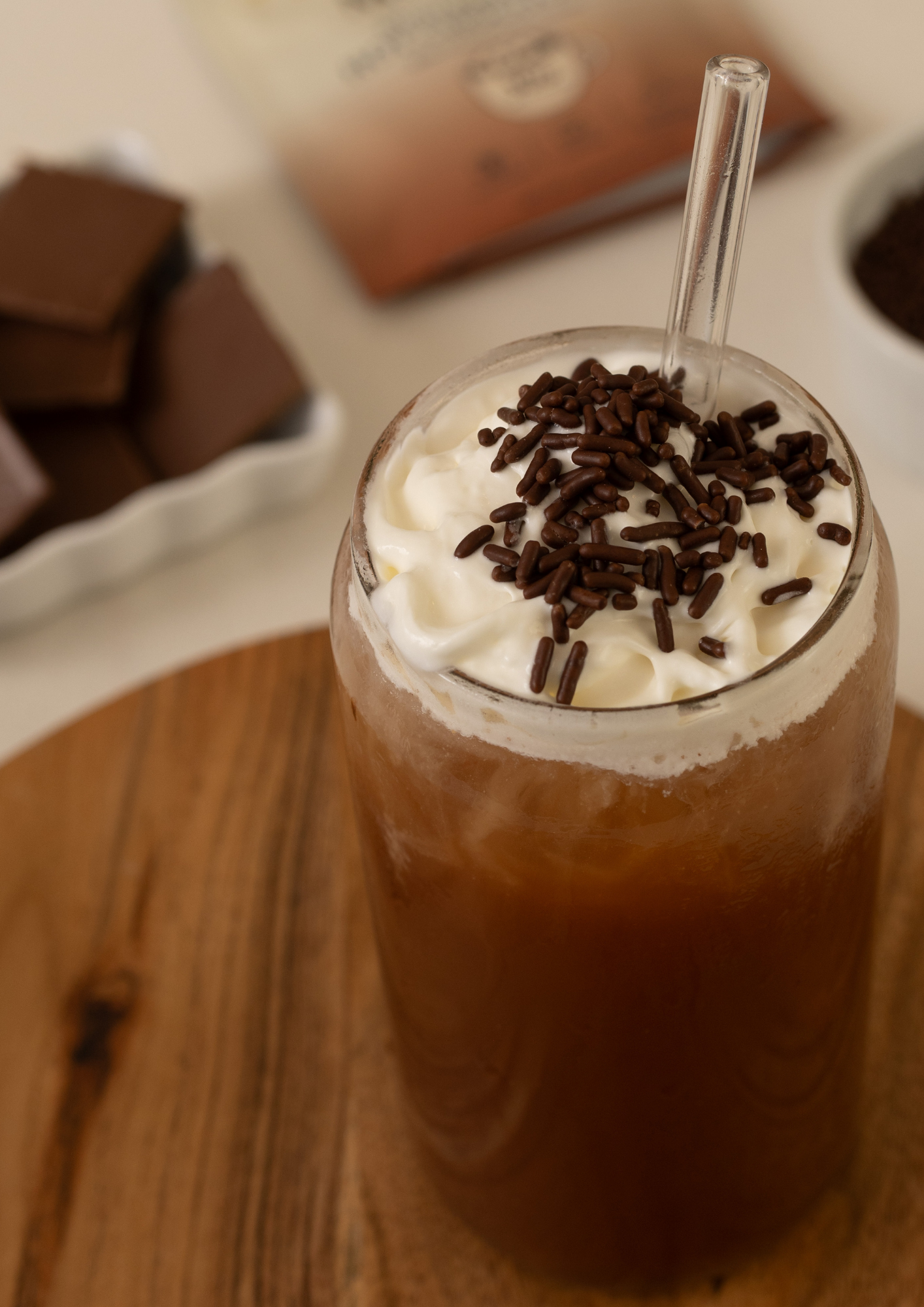 Iced Mocha Chocolate Protein Latte